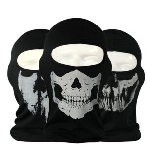 Skull Balaclavas-Ghost Face Mask Tactical Game Scary Skeleton Motorcycle Ski Hat Cycling Headgear