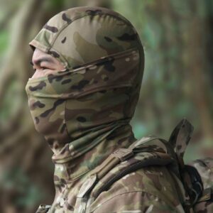 Tactical Camouflage Full Face Mask Ski Cycling Hunting Head Neck Cover Helmet Liner Cap Men Scarf