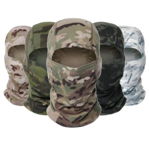 Tactical Camouflage Full Face Mask Ski Cycling Hunting Head Neck Cover Helmet Liner Cap Men Scarf