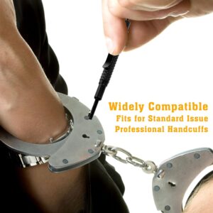 Pocket Universal Handcuff Key Strong Polymer Finish, Police Cuff Keys Clip for All Standard Series Hand Cuffs – 2 Pack
