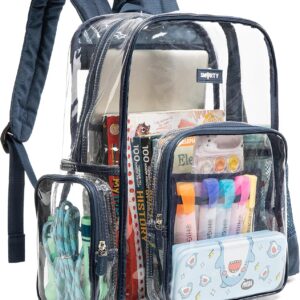 Heavy Duty Durable Clear Transparent Lunch Bag