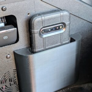 Police Car Magnetic Cell Phone Holder | Attaches to Center Console for Law Enforcement and Patrol Car