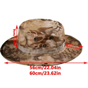 Camouflage Ta&ctical Caps Military Boonie Hat US A&rmy Caps  Men Outdoor Sports Sun Bucket Caps Fishing Hiking Hunting Hats