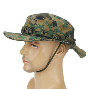 New Camouflage Boonie Cap Wide Brim Hat Men Outdoor Sports Fishing Hiking Hunting Sunshade Hat Foldable Soft Hat