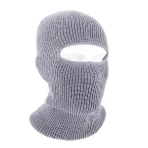 Berets 2In1 Mask Beanies Hat Men Winter Balaclava Hats Knitted Fashion Full Face Ski Bonnet Tactical Cycling Earmuffs Cap
