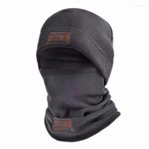 Berets Winter Polar Coral Fleece Balaclava Men Face Mask Neck Warmer Beanies Thermal Head Cover Tactical Sports Scarf Ski Caps